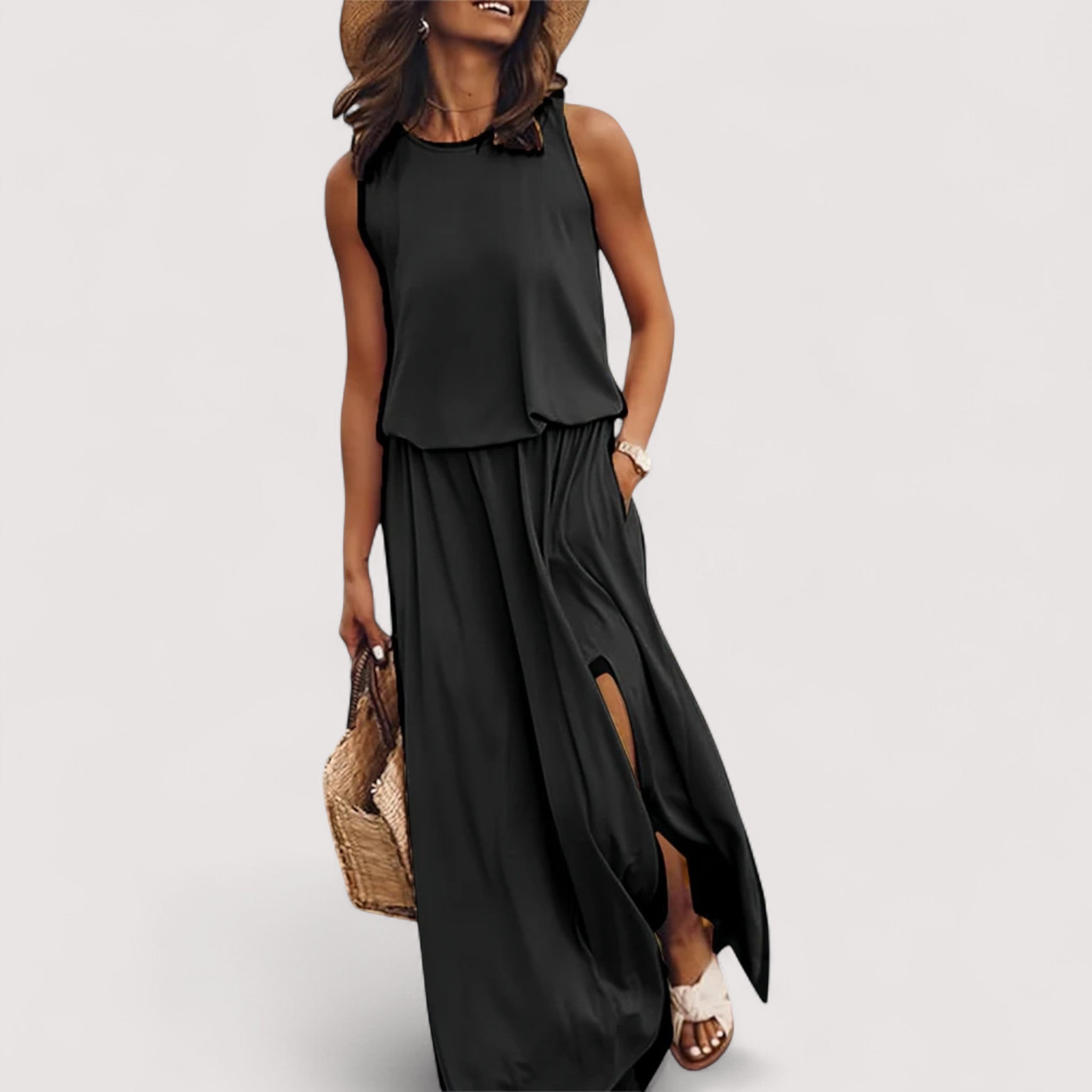 Kristin™ | Sommerkleid mit Schlitz