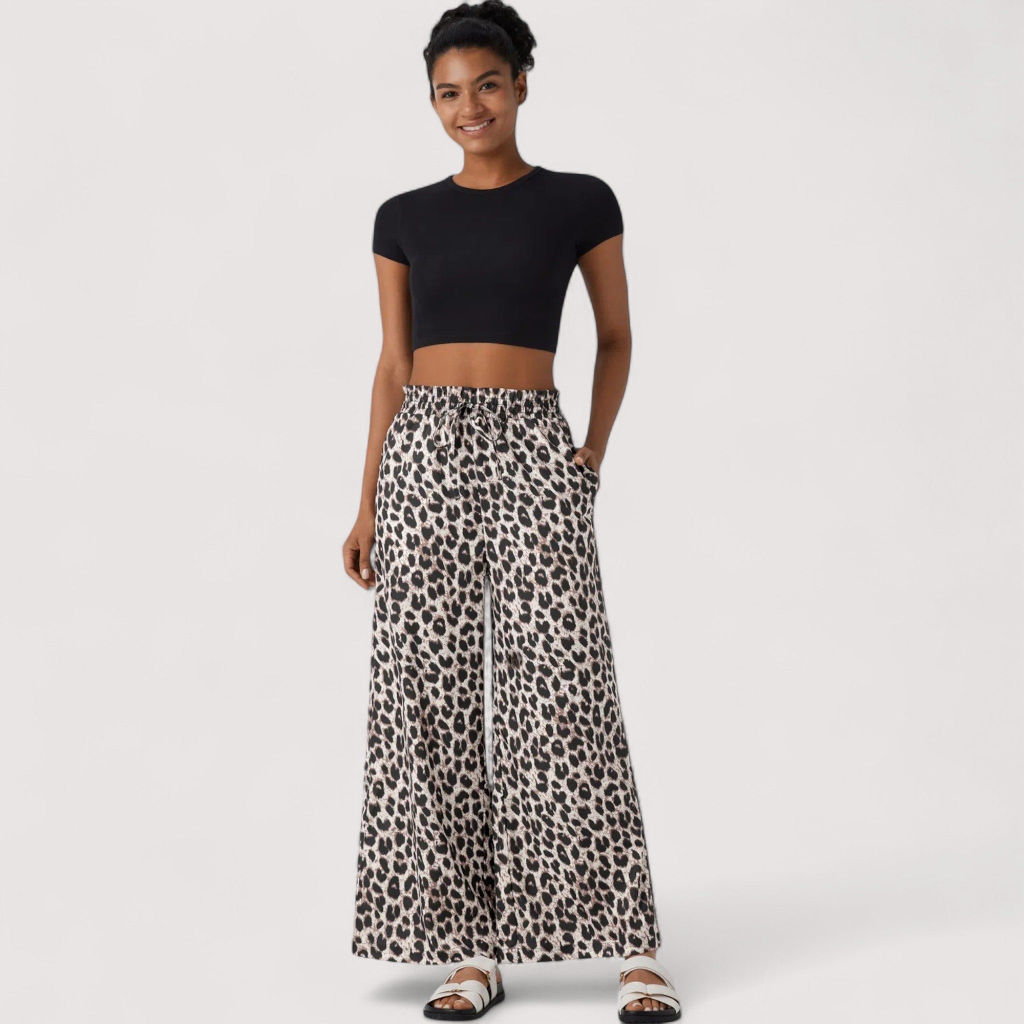 Slavica™ | Tie-dye hlače širokih nogavica