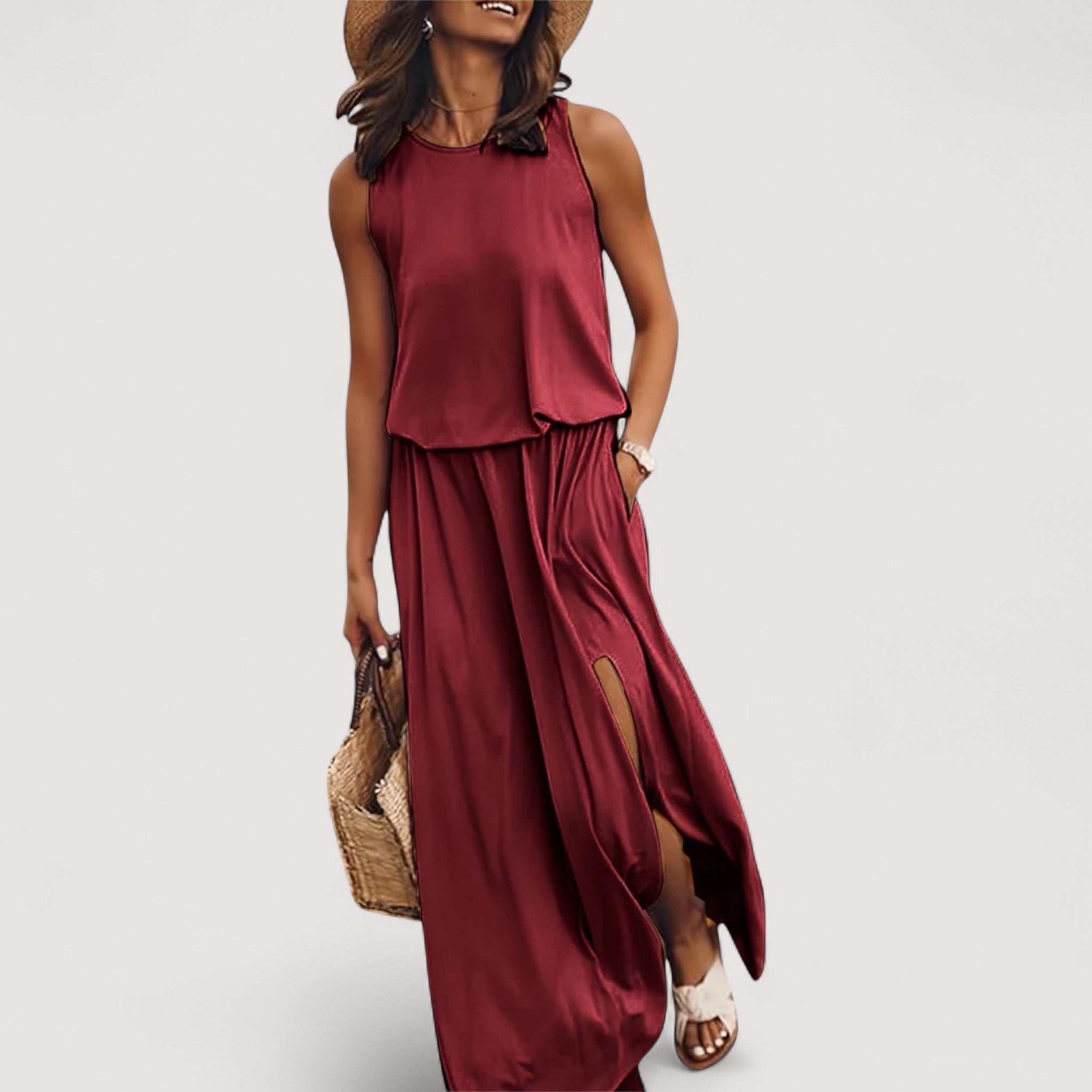 Kristin™ | Sommerkleid mit Schlitz