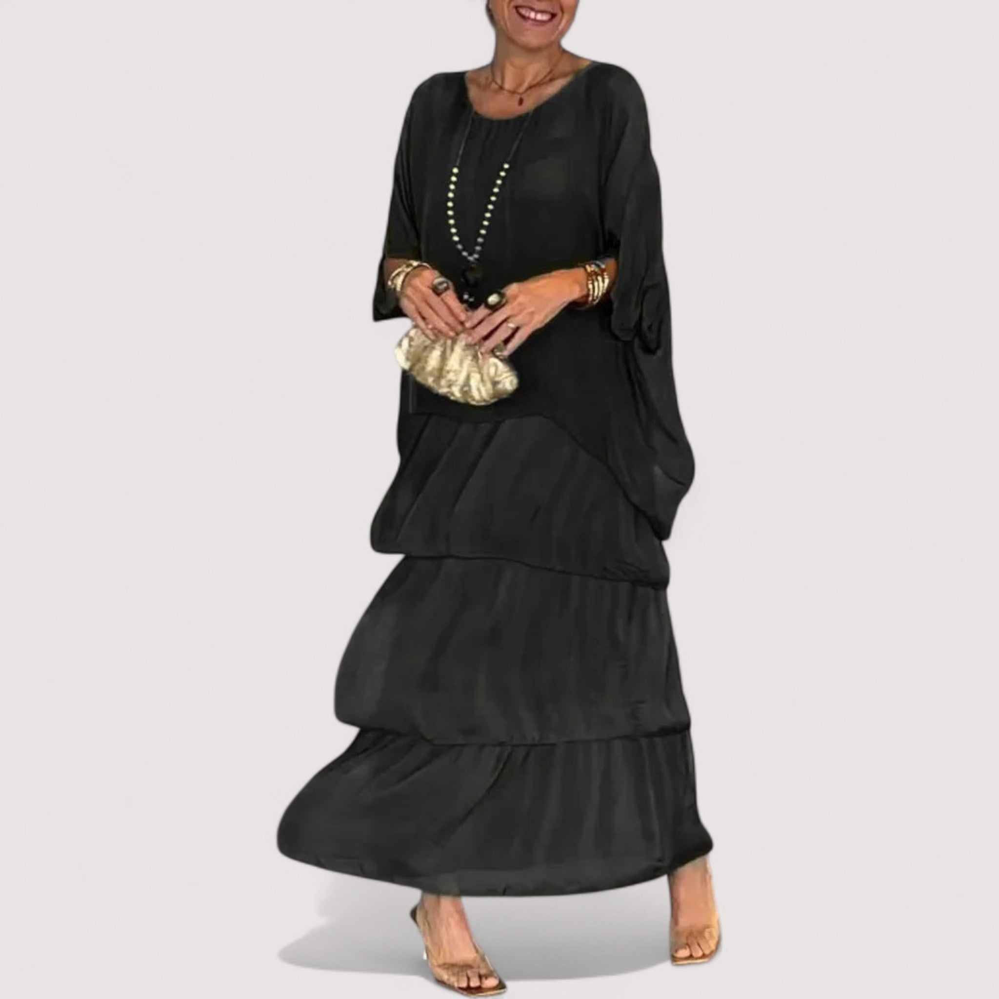 Lovrenka™ | Elegantna haljina od šifona u boho stilu